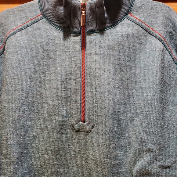 Tommy Bahamas Flipsider Half Zip - Picture 3 of 5